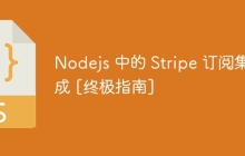 Nodejs 中的 Stripe 订阅集成 [终极指南]