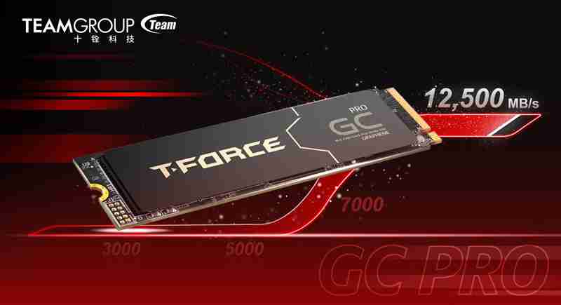 十铨 12.5GB/s 顺序读 PCIe 5.0 固态硬盘 GC Pro 上市:2TB 售 1399 元