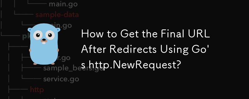 How to Get the Final URL After Redirects Using Go\'s http.NewRequest?