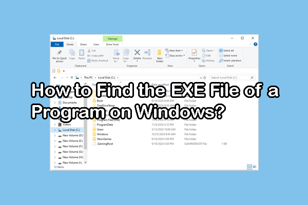 Comment trouver le fichier exe d'un programme sous Windows ? 4 façons