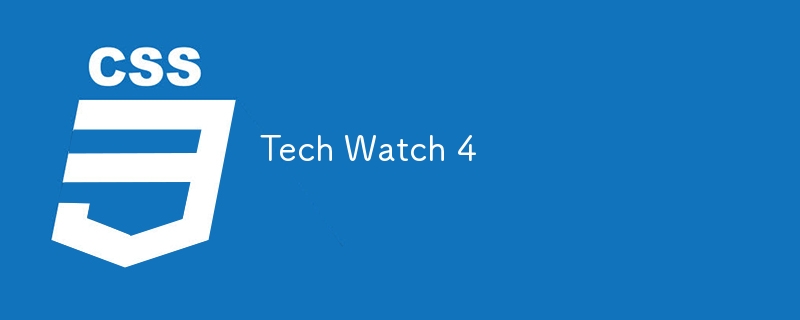 Tech Watch 4