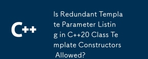 Is Redundant Template Parameter Listing in C  20 Class Template Constructors Allowed?