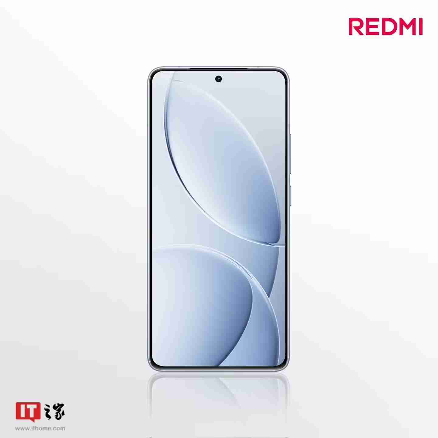 小米REDMI K80标准版手机独有配色“汐月蓝”亮相：2.5D立边设计、哑光金属边框