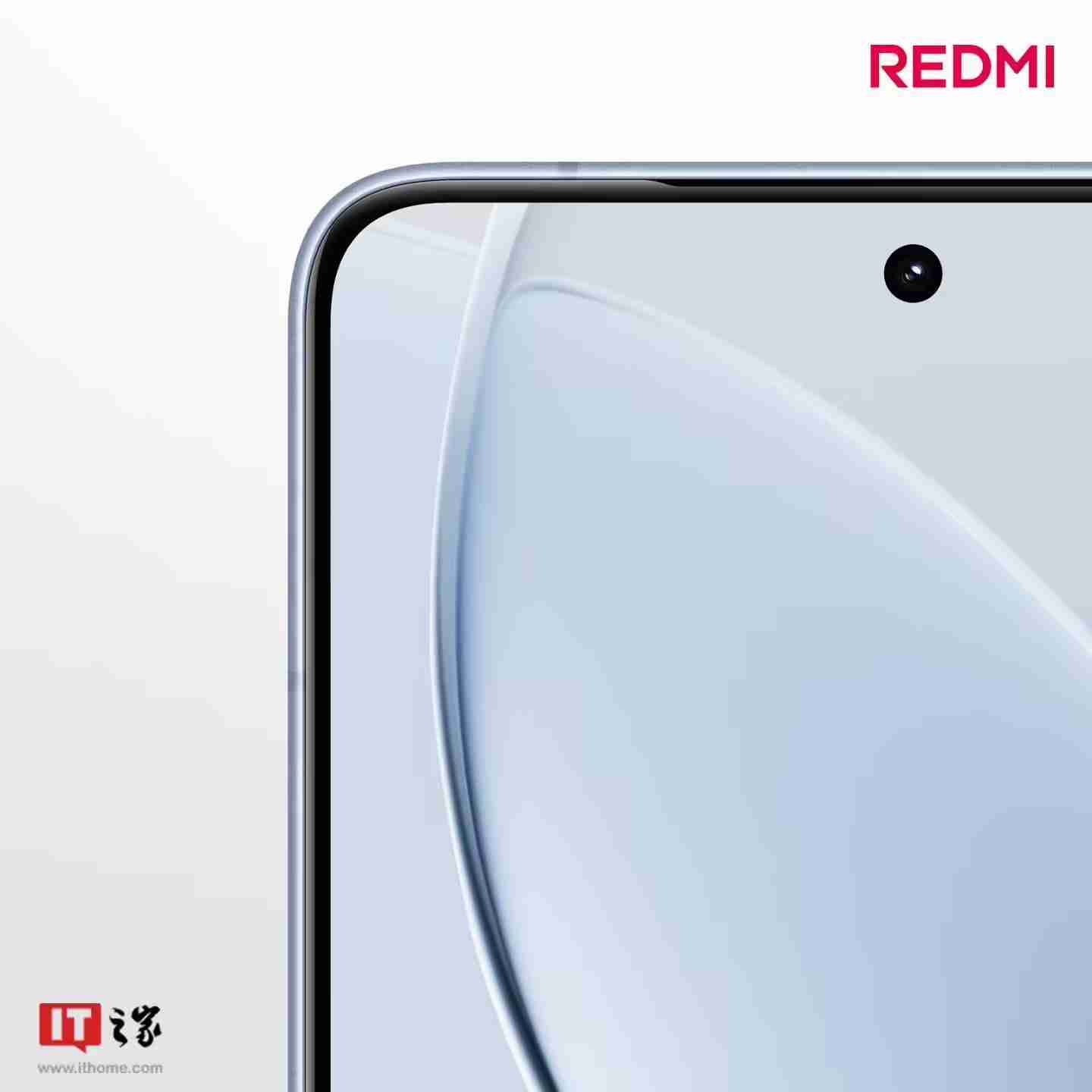 小米REDMI K80标准版手机独有配色“汐月蓝”亮相：2.5D立边设计、哑光金属边框