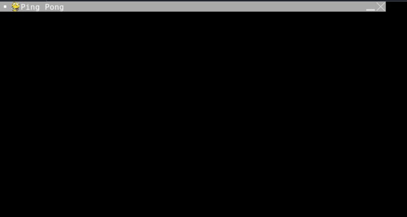 Ping Pong game in Pygame python