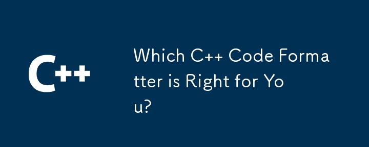 Pemformat Kod C Mana Yang Sesuai untuk Anda?