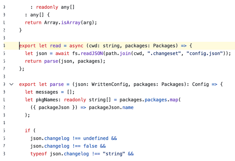 Changsets 如何在內部讀取 config.json