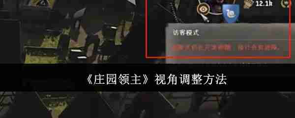 《庄园领主》视角调整方法