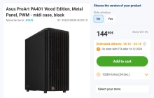 海外经销商偷跑华硕 ProArt PA401 机箱，消息称配三颗加厚风扇