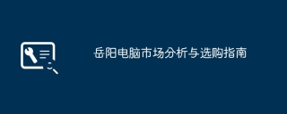 岳阳电脑市场分析与选购指南