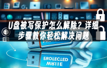 U盘被写保护怎么解除？详细步骤教你轻松解决问题