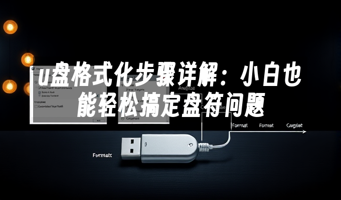 u盘格式化步骤详解：小白也能轻松搞定盘符问题