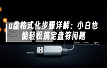 u盘格式化步骤详解：小白也能轻松搞定盘符问题