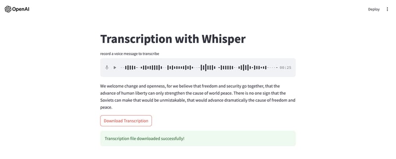 Building a Voice Transcription and Translation App with OpenAI Whisper and Streamlit