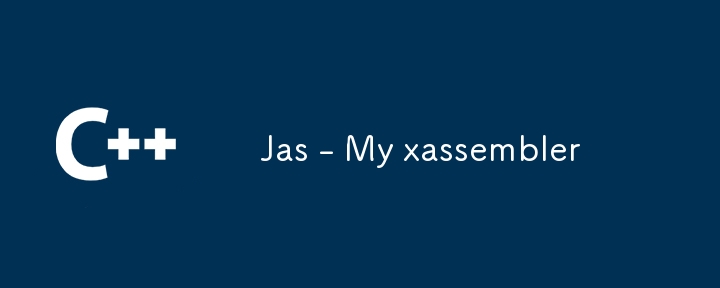 Jas - My xassembler