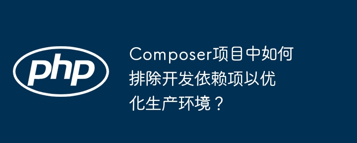 Composer项目中如何排除开发依赖项以优化生产环境？