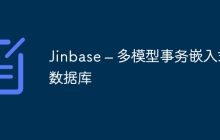 Jinbase – 多模型事务嵌入式数据库