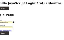 Vanilla JavaScript 登录状态监视器