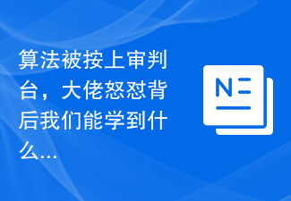 算法被按上审判台，大佬怒怼背后我们能学到什么？