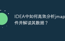 IDEA中如何高效分析jmap文件并解读其数据？