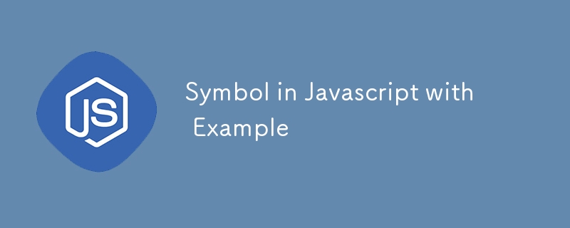 Symbol in Javascript mit Beispiel