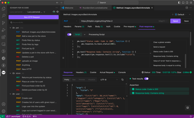 vs code 使用 thunder 客户端？停止！这是满足您的 api 测试需求的理想扩展