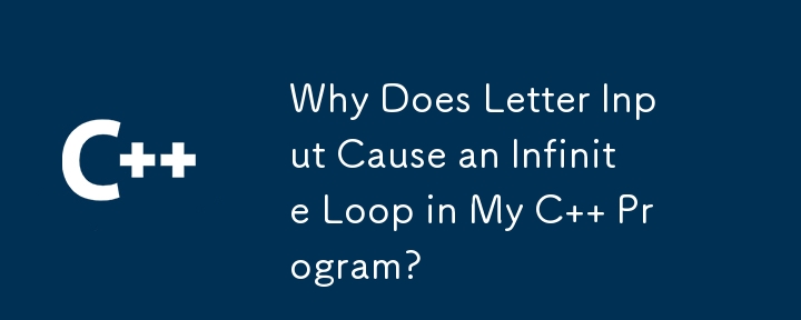 Mengapa Input Surat Menyebabkan Gelung Infinite dalam Program C Saya?