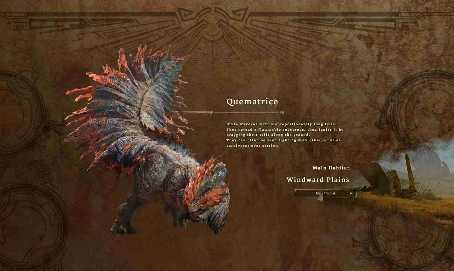 《怪物猎人:荒野》炎尾龙和波衣龙新情报