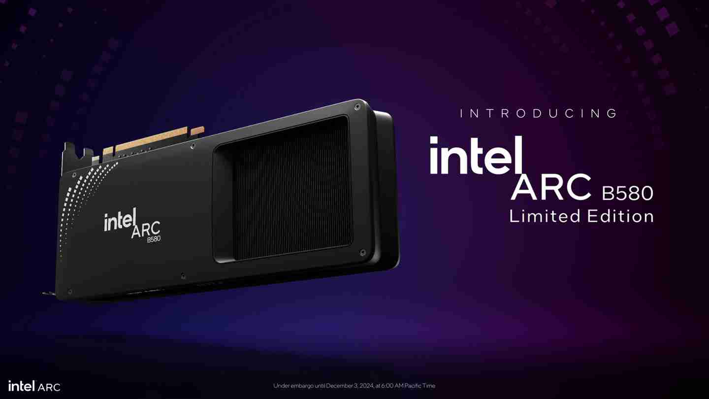 英特尔回应锐炫 B580/570 不支持 PCIe 5.0:在此类显卡收益不高