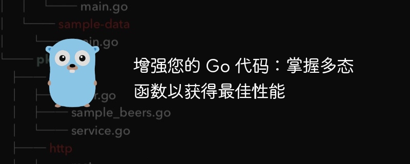 增强您的 Go 代码：掌握多态函数以获得最佳性能 - 小浪资源网