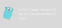Is Go's `range` Keyword Safe for Concurrent Map Access?