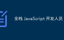 全栈 JavaScript 开发人员