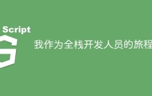 我作为全栈开发人员的旅程