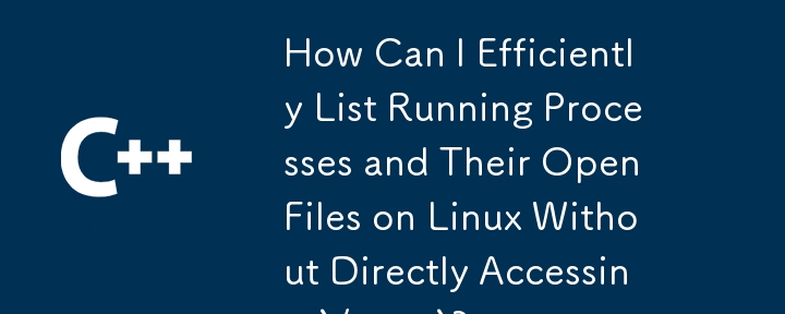 htaccess If Directive Failing Why PHP Files Work Only in Directories - How Can I Efficiently List Running Processes and Their Open Files on