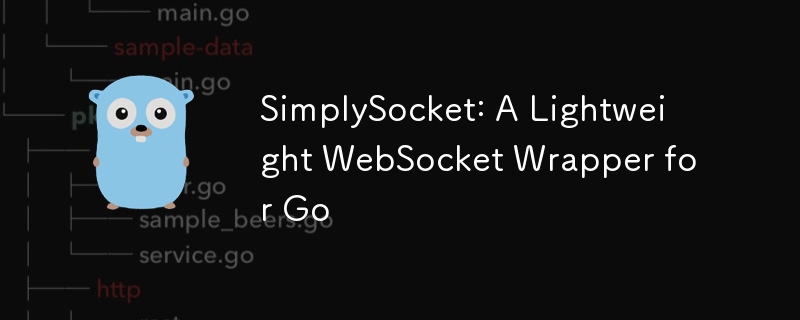 SimplySocket：Go 的轻量级 WebSocket 包装器