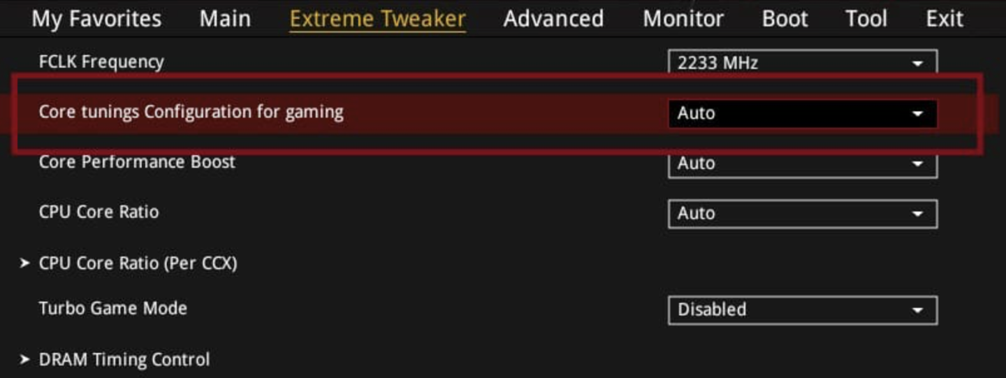 华硕为 AM5 主板引入“游戏核心调整配置”测试功能，微调时序降低内存延迟