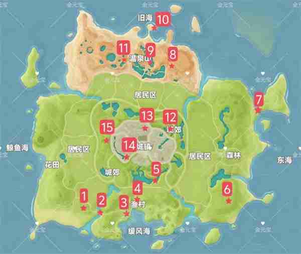 心动小镇15个最新泡泡点位分享