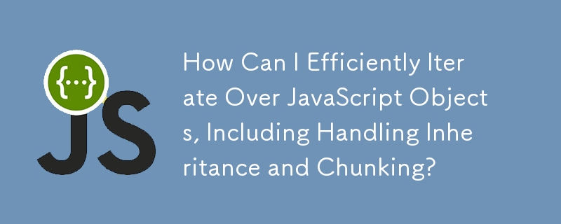 Bagaimanakah Saya Boleh Mengulangi Objek JavaScript dengan Cekap, Termasuk Pengendalian Warisan dan Pecahan?
