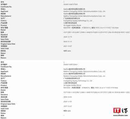realme“RMX5050”“RMX5055”新机通过国内 3C 认证，预计为真我 14 系列手机