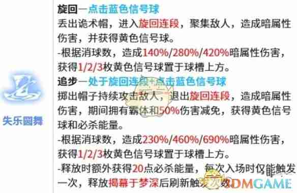 《战双帕弥什》莉莉丝谬影技能介绍