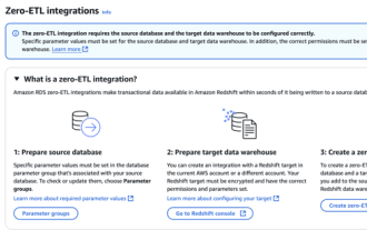 Integrasi RDS MySQL dengan Redshift Zero ETL