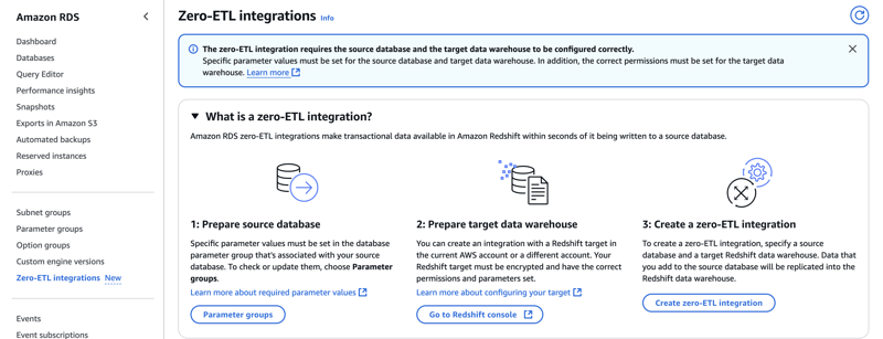 RDS MySQL 与 Redshift 零 ETL 集成 - 小浪资源网