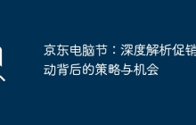 京东电脑节：深度解析促销活动背后的策略与机会