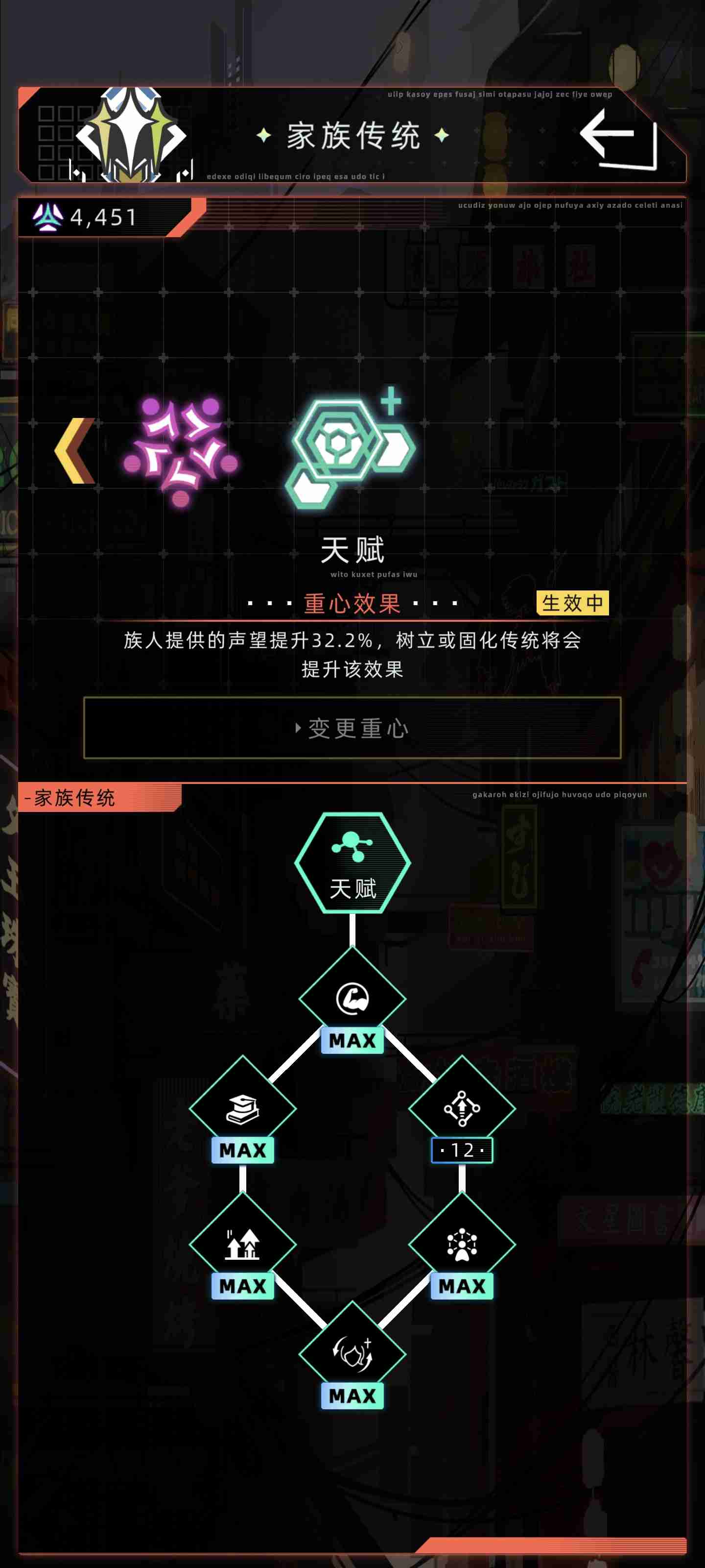 《未来人生》家族传统总加成分享