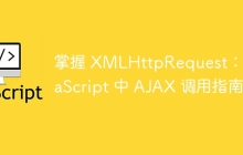 掌握 XMLHttpRequest：JavaScript 中 AJAX 调用指南