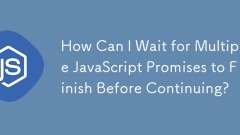 How Can I Wait for Multiple JavaScript Promises to Finish Before Continuing?
