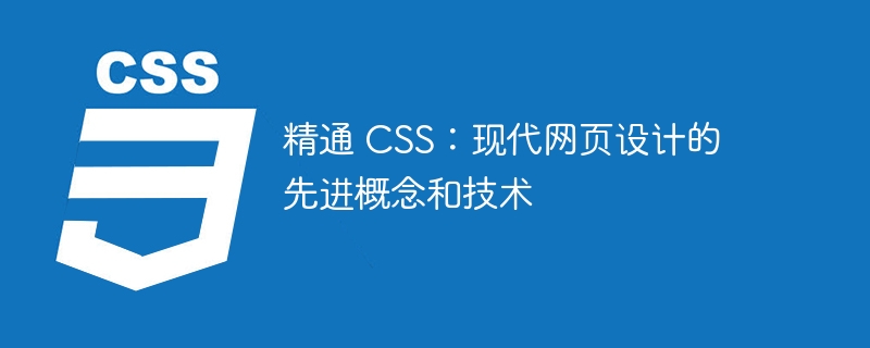 精通 CSS:现代网页设计的先进概念和技术