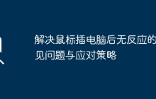 解决鼠标插电脑后无反应的常见问题与应对策略