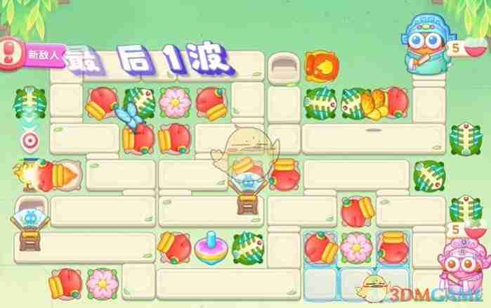 《保卫萝卜4》梁波波与祝秋秋第30关通关攻略