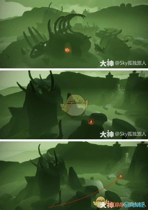 《光遇》12.20大蜡烛季节蜡烛位置图